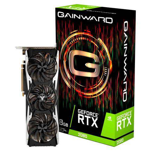 Placa de Vídeo - NVIDIA GeForce RTX 2080 (8GB / PCI-E) - GAINWARD NE62080020P2-180X