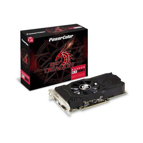 Placa de Vídeo PowerColor Radeon RX 560 Red Dragon 4GB AXRX 560 4GBD5-DHA