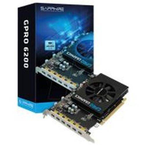 Placa de Video Sapphire Radeon Gpro 6200 4gb Ddr5 Pci-e Eyefinity 128 Bits - 32258-00-20g