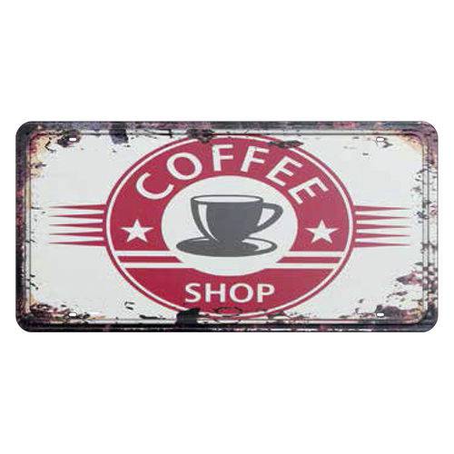 Placa Decorativa 15x30cm Coffee Shop Lpd-051 - Litocart