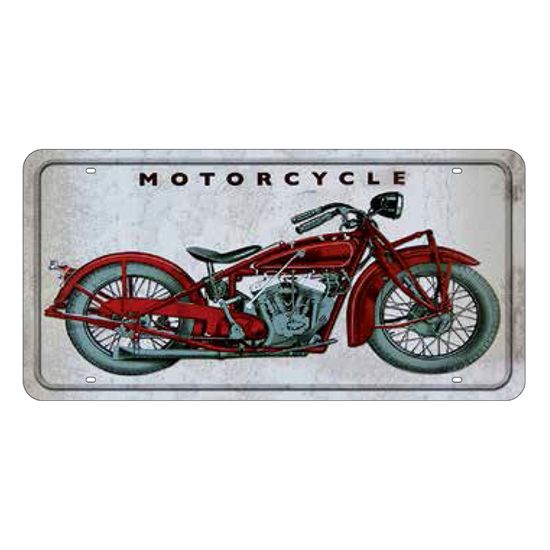 Placa Decorativa 15x30cm Motorcycle LPD-024 - Litocart