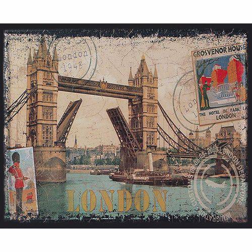 Placa Decorativa 24,5x19,5cm London Postcard Lpmc-096 - Litocart