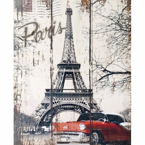 Placa Decorativa 24,5x19,5cm Paris Lpmc-088 - Litocart