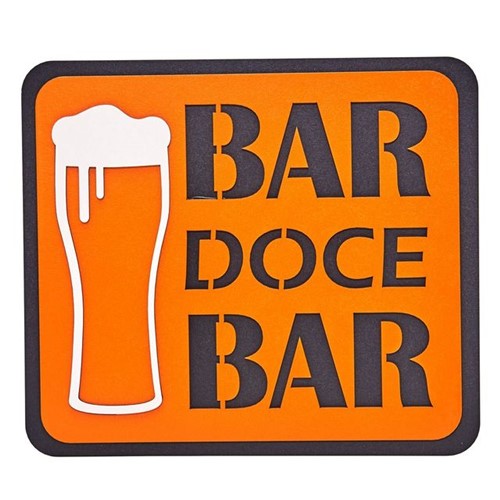 Placa Decorativa Bar Doce Bar Forgerini 201
