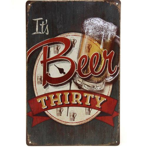 Placa Decorativa - Beer Thirty