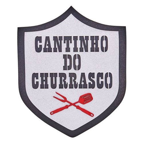 Placa Decorativa Brasão do Churrasco Forgerini 202