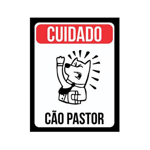 Placa Decorativa - Cão Pastor - Legião Nerd