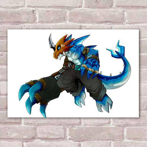 Placa Decorativa Digimon 21