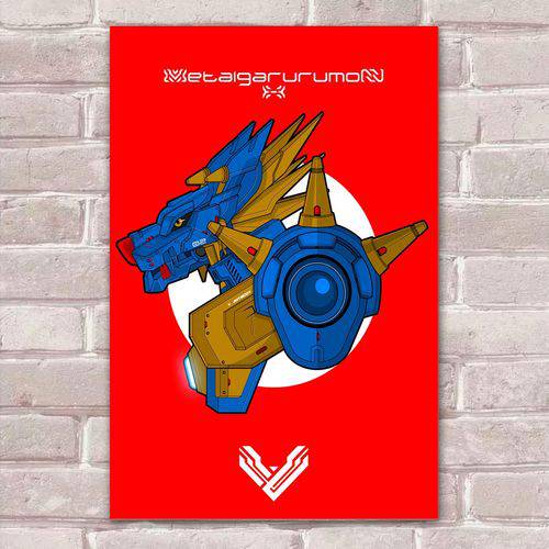 Placa Decorativa Digimon 26