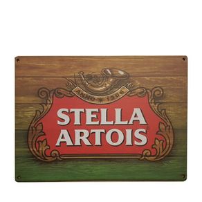 Placa Decorativa em MDF Cerveja Stella Artois