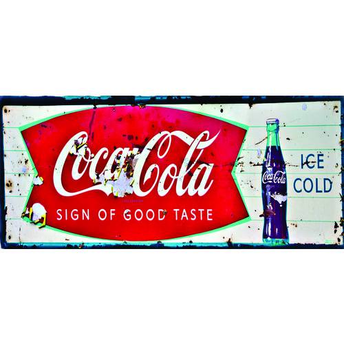Placa Decorativa em MDF - Coca Cola