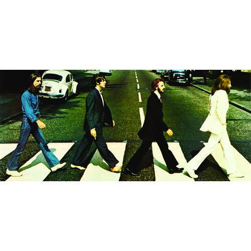 Placa Decorativa em MDF - The Beatles Abbey Road