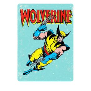 Placa Decorativa em MDF Wolverine Marvel