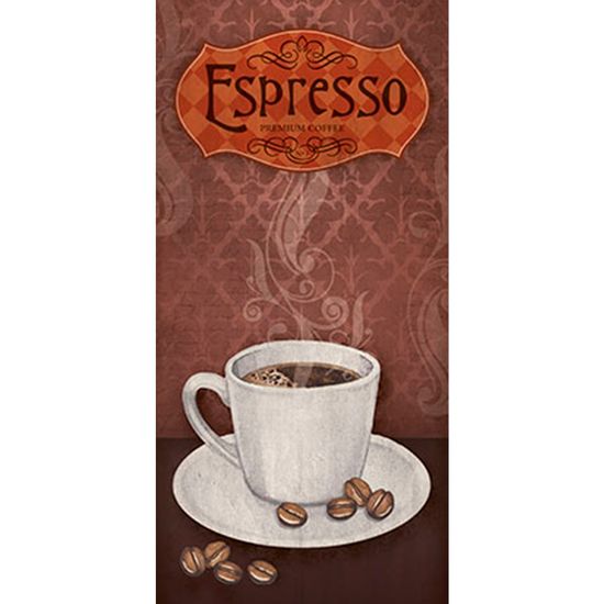 Placa Decorativa Espresso Premium Coffee 40x19cm Dhpm5-169 - Litoarte