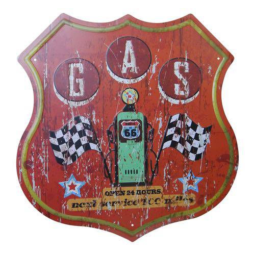 Placa Decorativa G.A.S 30x30cm