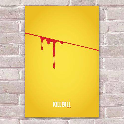 Placa Decorativa Kill Bill 4
