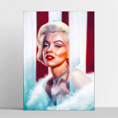 Placa Decorativa Marilyn Monroe Bandeira 30x40cm