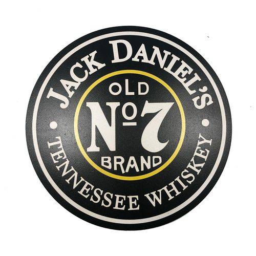 Placa Decorativa Mdf 35x35cm Personalizado Jack Daniels