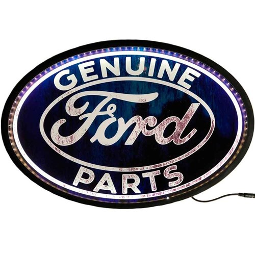 Placa Decorativa MDF com LED Oval Ford