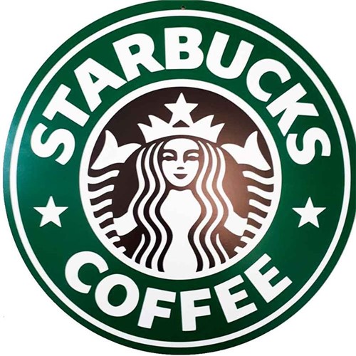 Placa Decorativa Mdf Starbucks Coffee