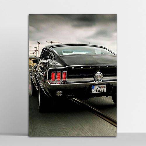 Placa Decorativa Mustang 30x40cm