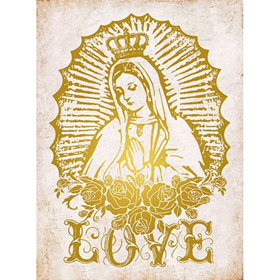 Placa Decorativa Nossa Senhora 23X16,8cm DHPMH-006 - Litoarte