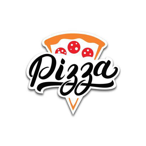 Placa Decorativa - Pizza - Vintro Decor - 55x50cm