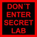 Placa Decorativa: Secret Lab