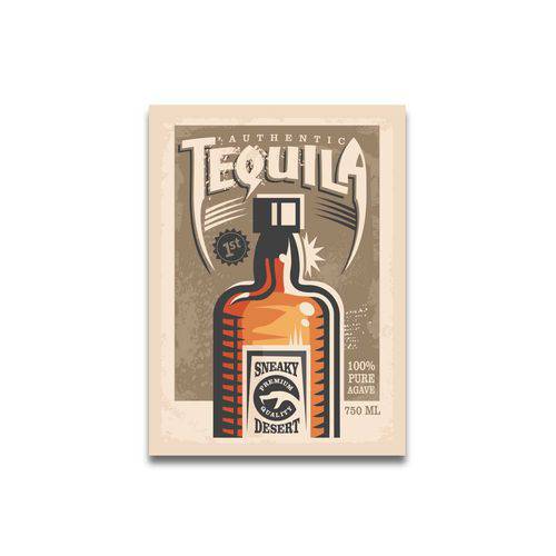 Placa Decorativa - Tequila - Vintro Decor - 18x24cm