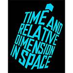 Placa Decorativa: Time And Space