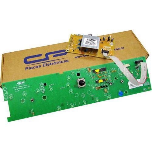 Placa Eletrônica de Potência e Placa Interface Compatíveis para Lavadora Bwl11ar 326064442
