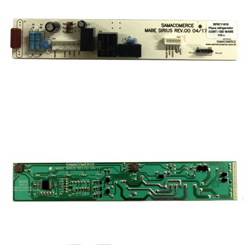 Placa Eletrônica Refrigerador Ge Continental Mabe Moderno Rfn711618