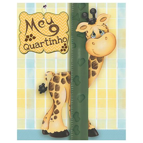 Placa em Mdf e Papel Decor Home Girafa Dhpm-044 - Litoarte