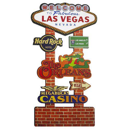 Placa em Mdf - Las Vegas