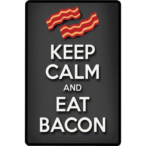 Placa em MDF para Decorar Parede - Bacon