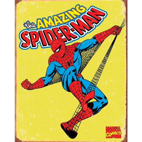Placa em MDF The Amazing Spider Man