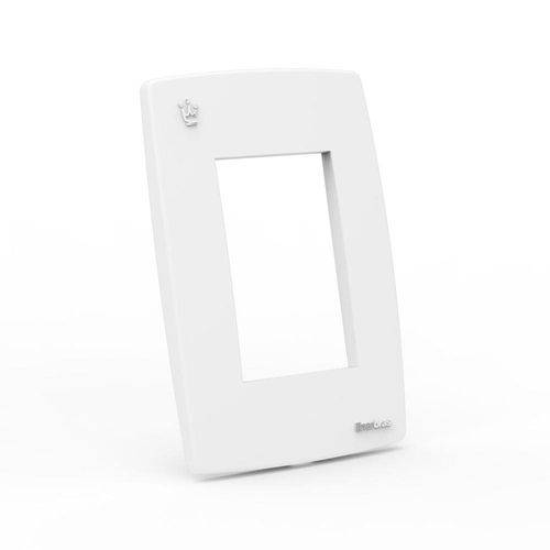 Placa Espelho Reale 2x4 para 3 Modulos Branco