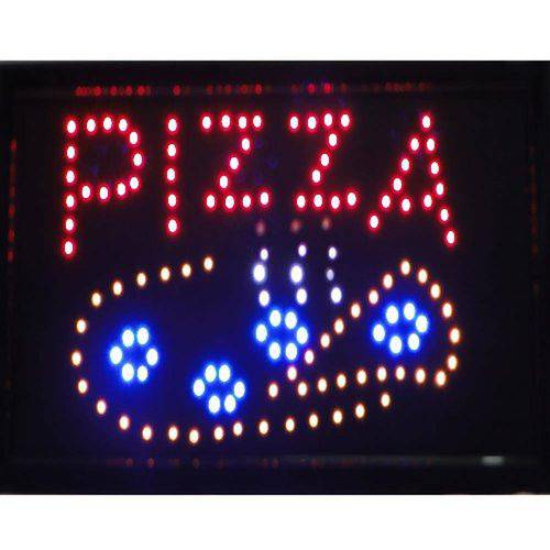 Placa Led Quadro Letreiro Luminoso Decorativo Pizza Cd 1601