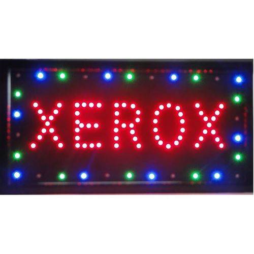 Placa Led Quadro Letreiro Luminoso Decorativo Xerox