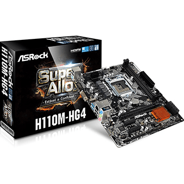 Placa Mãe ASROCK H110M-HG4 DDR4 LGA 1151 Intel | InfoParts