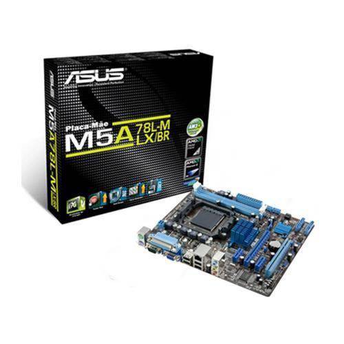 Placa Mae ASUS M5A78L-M LX/BR AMD AM3+ Rede Gigabit