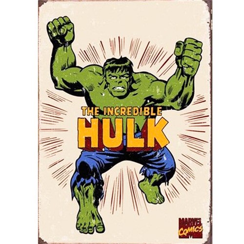 Placa MDF The Incredible Hulk