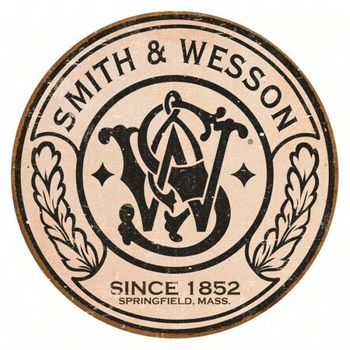 Placa Metálica Decorativa Rossi Smith & Wesson Logo Único