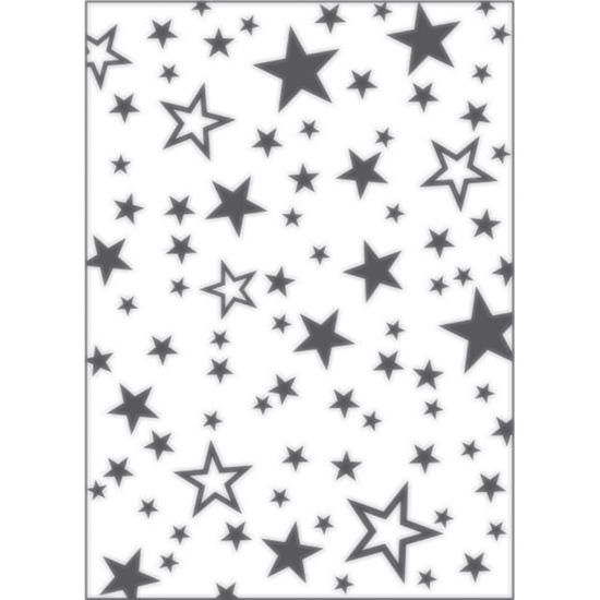 Placa para Relevo 2D Elegance Toke e Crie PPR015 17,7x12,7 Estrelas