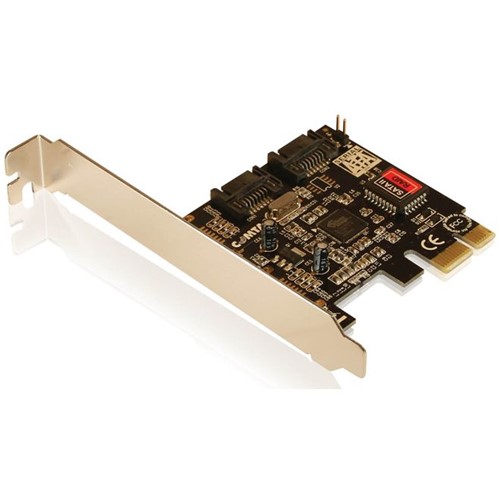 Placa PCI Express 2 Portas SATA II 9047 - COMTAC