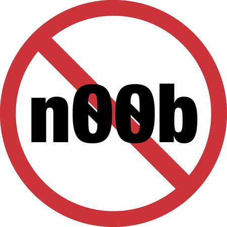 Placa Proibido Noob