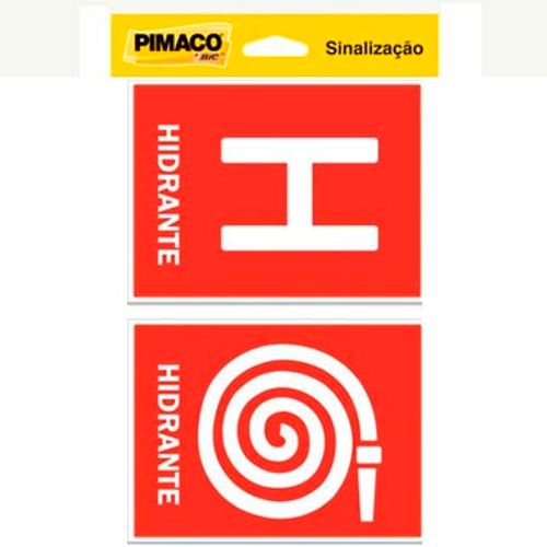 Placa Sinalização Hidrante Pimaco Mix Seguranca - 5000610 1016249