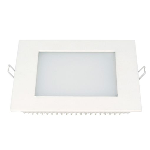 Plafon LED de Embutir 3000K Branco 18W Quadrado 22,5cm Taschibra