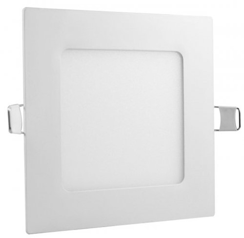 Plafon LED Embutir Quadrado 6W Luminária LED Embutir Slim