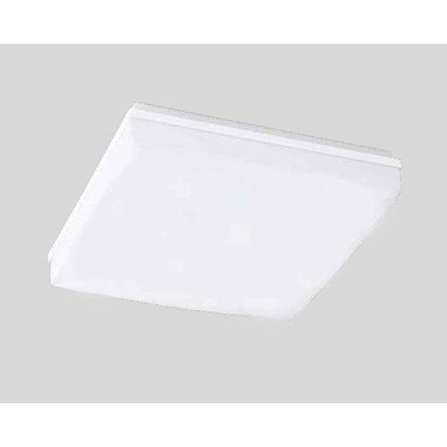 Plafon Newline Pillow Sobrepor Vidro Branco Metal Quadrado 11x36cm 3x E27 25w Bivolt 1697br Entradas e Quartos